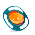 Anti Spill Bowl Smooth 360 Degrees Rotation Gyroscopic Bowl For Baby Kids